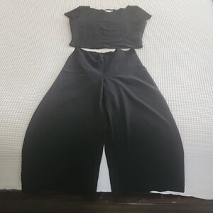 LG Black Wide Leg Pants & Jumpsuits